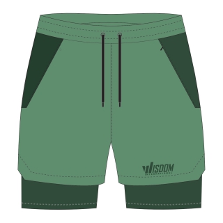Mens Gym Short 2 Layer