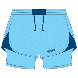 Womens Gym Short 2 Layer