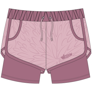 Womens Gym Short 2 Layer